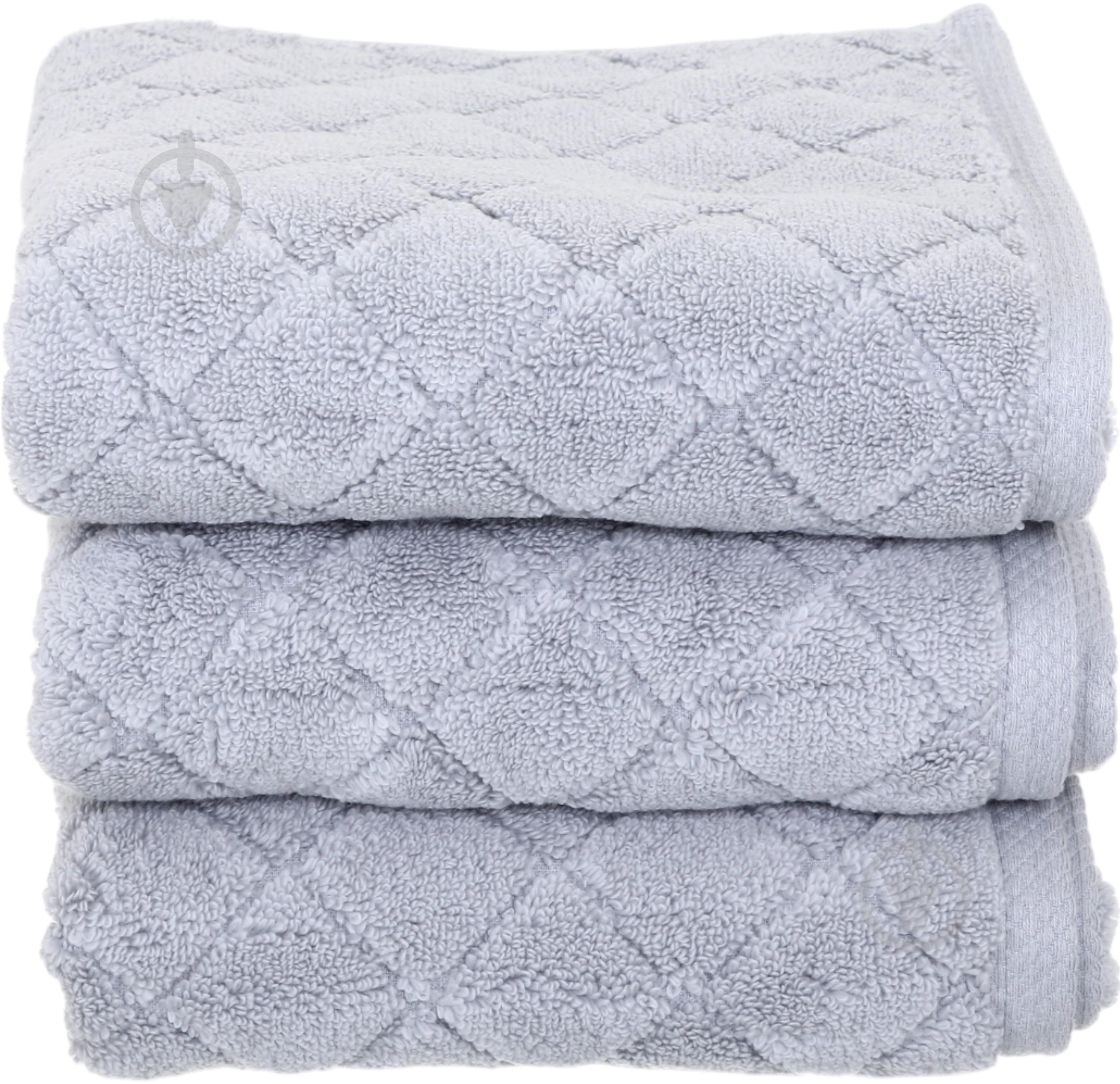 Рушник махровий Exclusive Whisper 50x90 см світло-сірий La Nuit - фото 1