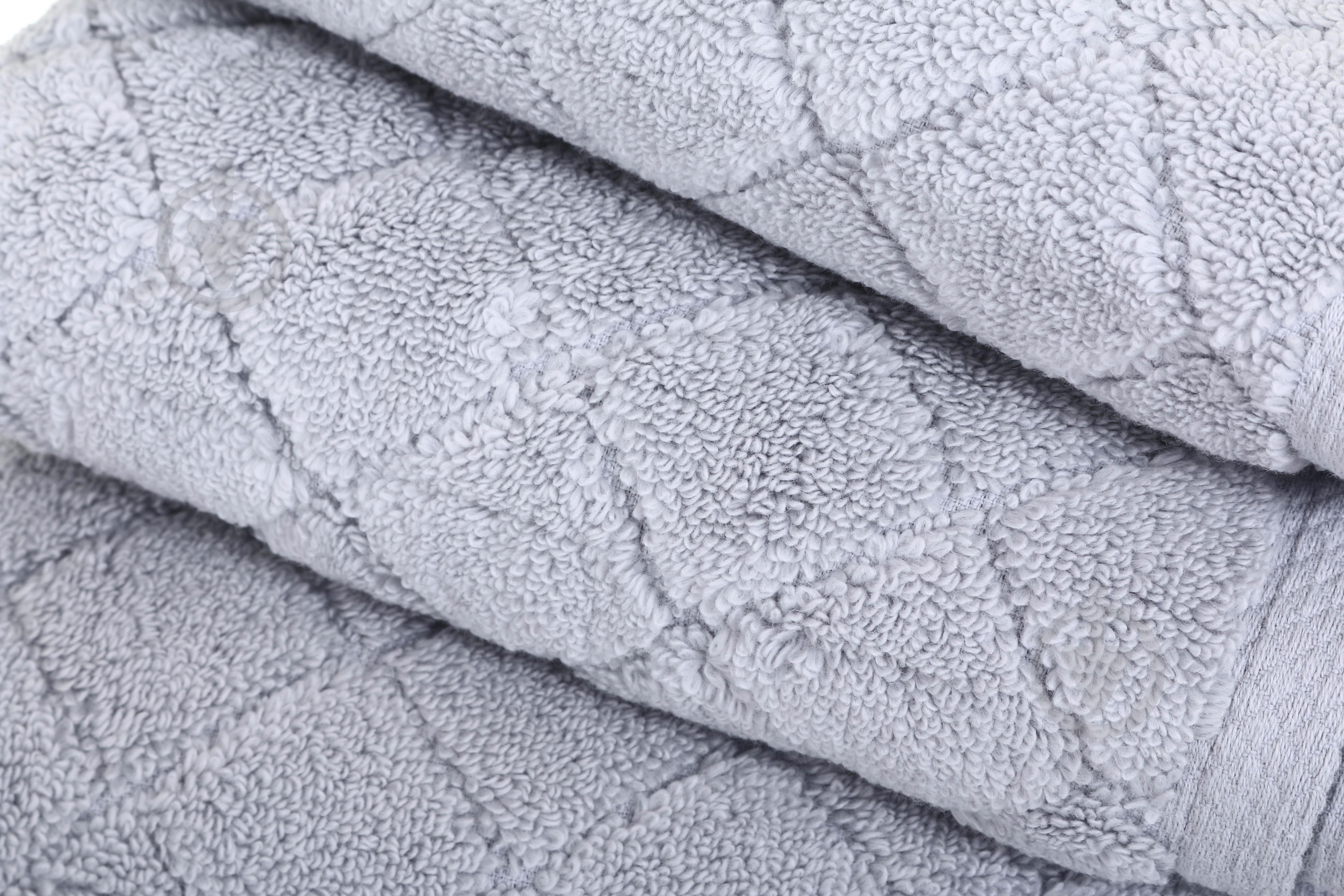 Рушник махровий Exclusive Whisper 50x90 см світло-сірий La Nuit - фото 2