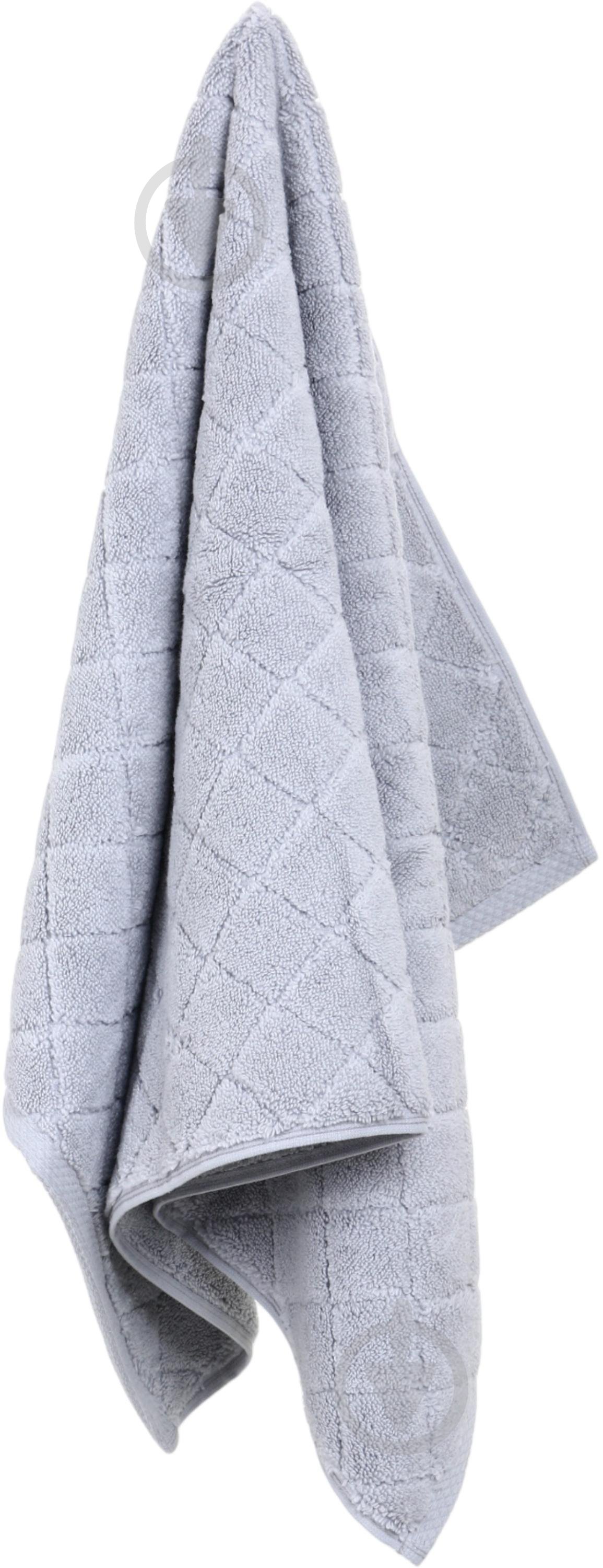Рушник махровий Exclusive Whisper 50x90 см світло-сірий La Nuit - фото 4