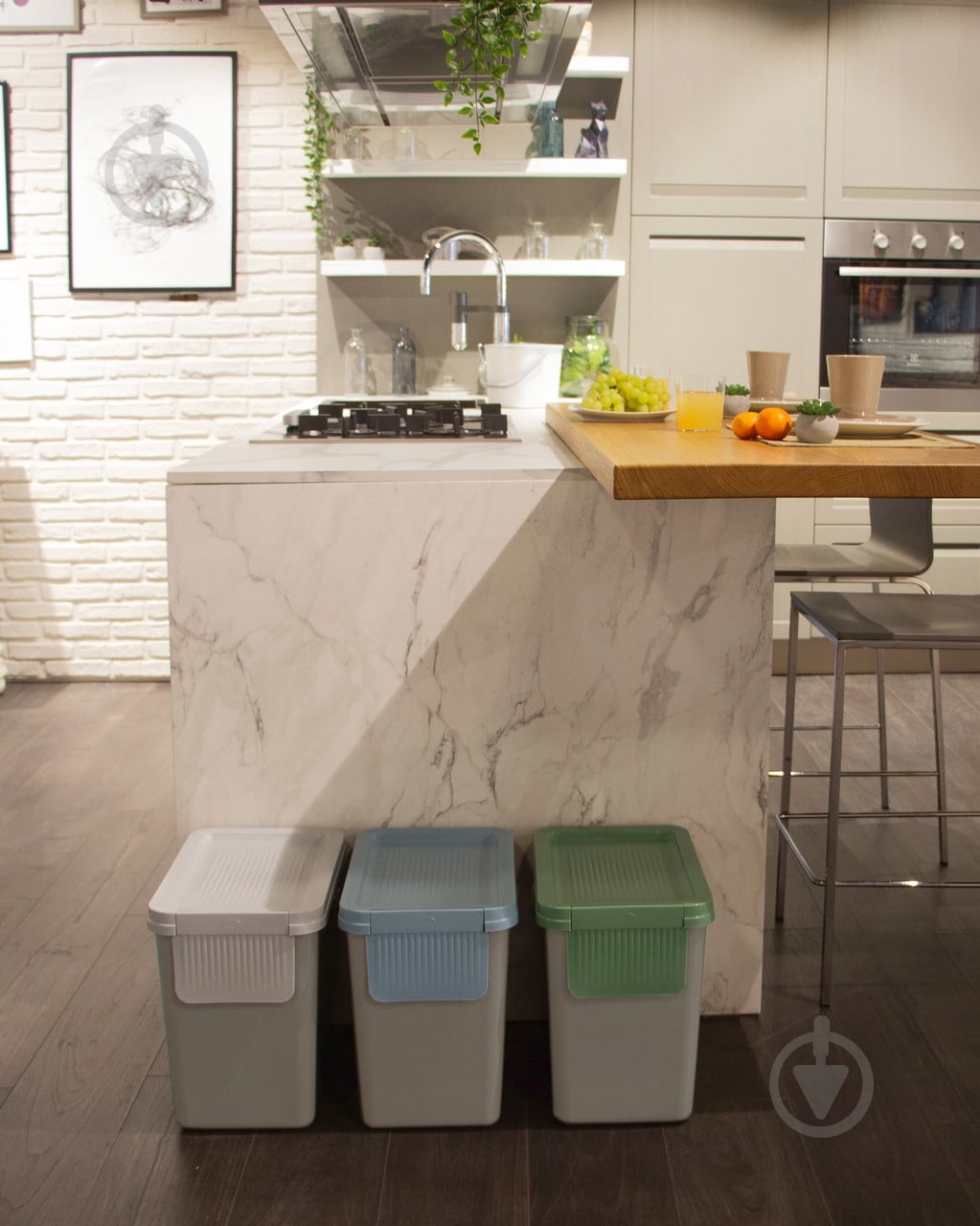Контейнер для мусора Prosperplast 30 л 3 шт. 90042 - фото 3 Контейнер для мусора Prosperplast 30 л 3 шт. 90042 - фото 3