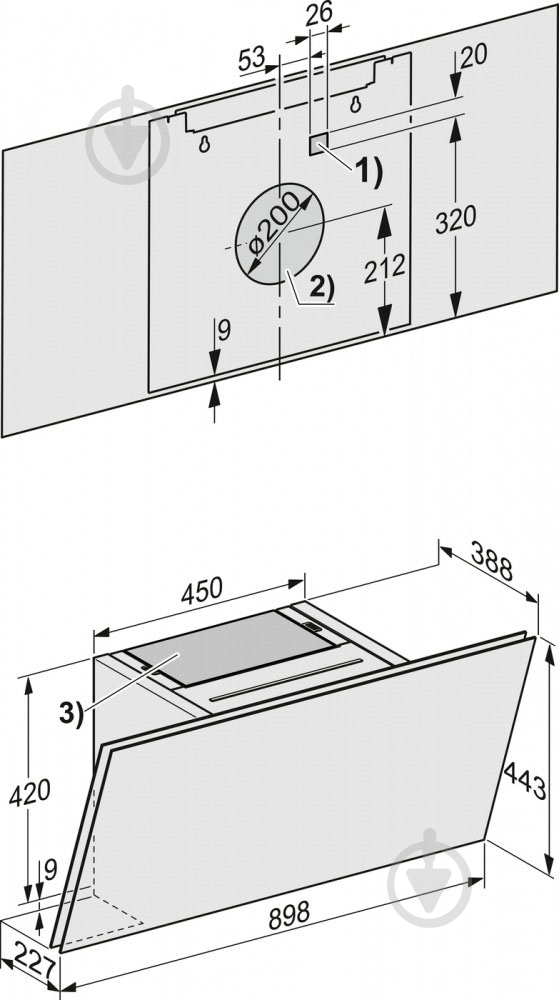 Вытяжка Miele DAH 2960 OBSW - фото 3 Вытяжка Miele DAH 2960 OBSW - фото 3