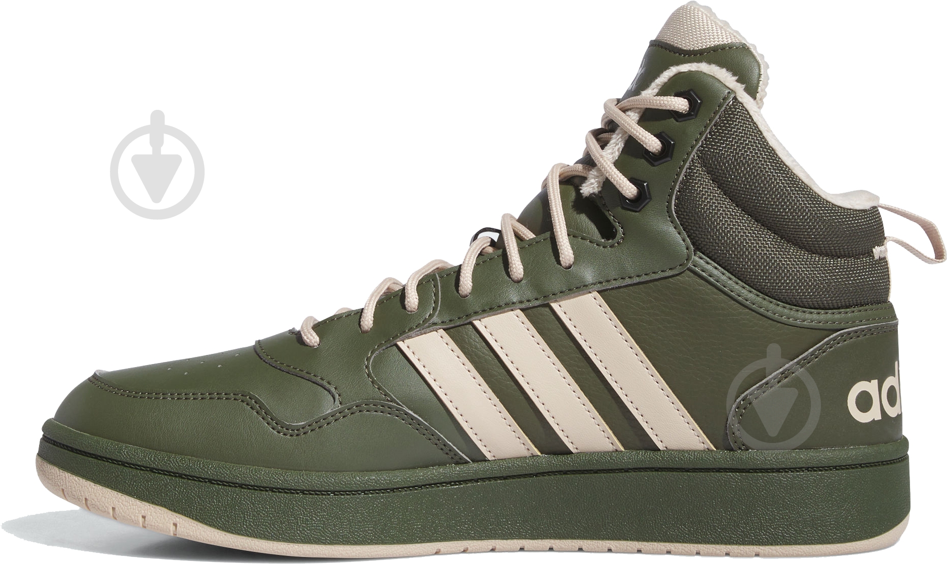 Черевики Adidas HOOPS 3.0 MID WTR IH0163 р.46 хакі - фото 2