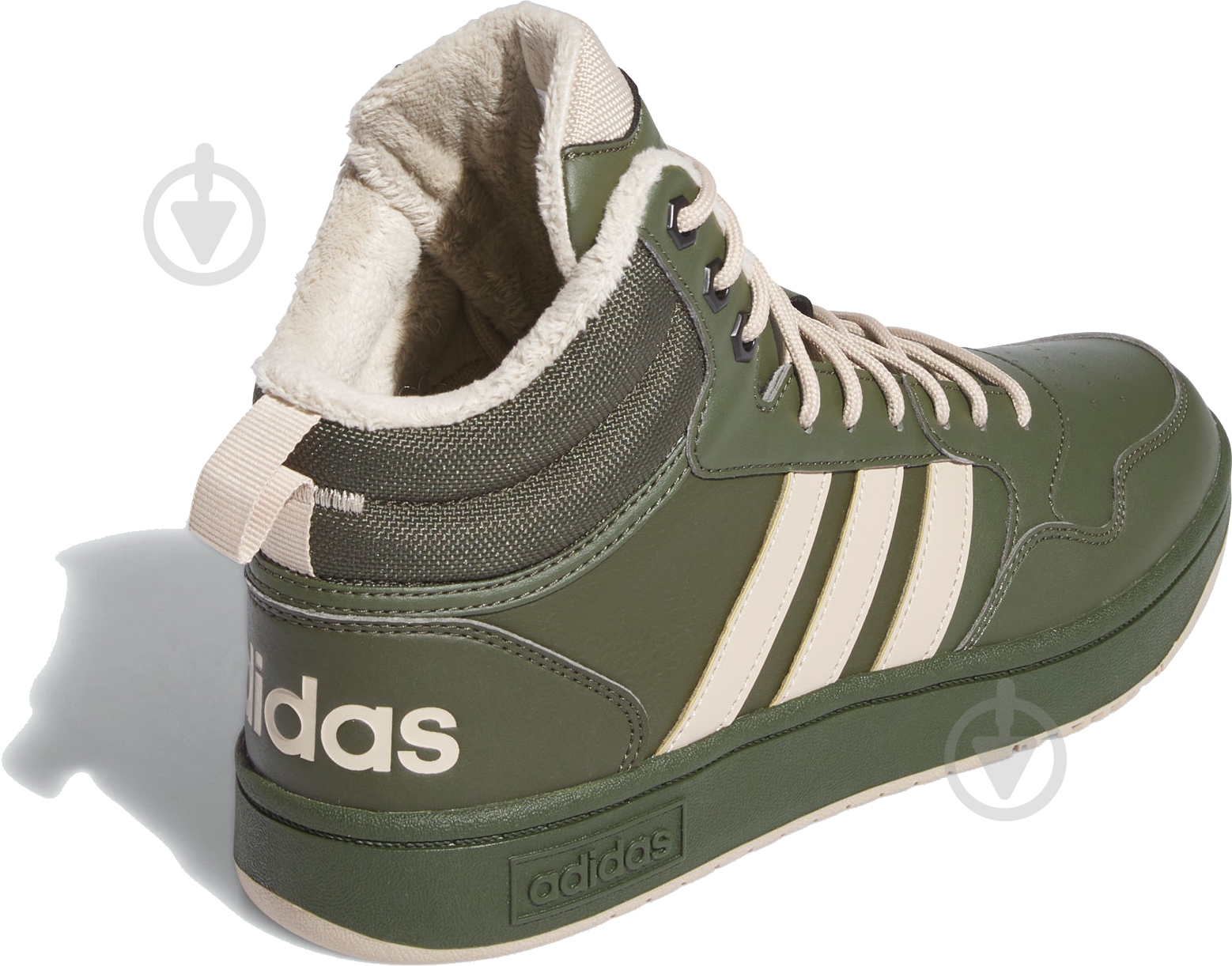 Черевики Adidas HOOPS 3.0 MID WTR IH0163 р.46 хакі - фото 4
