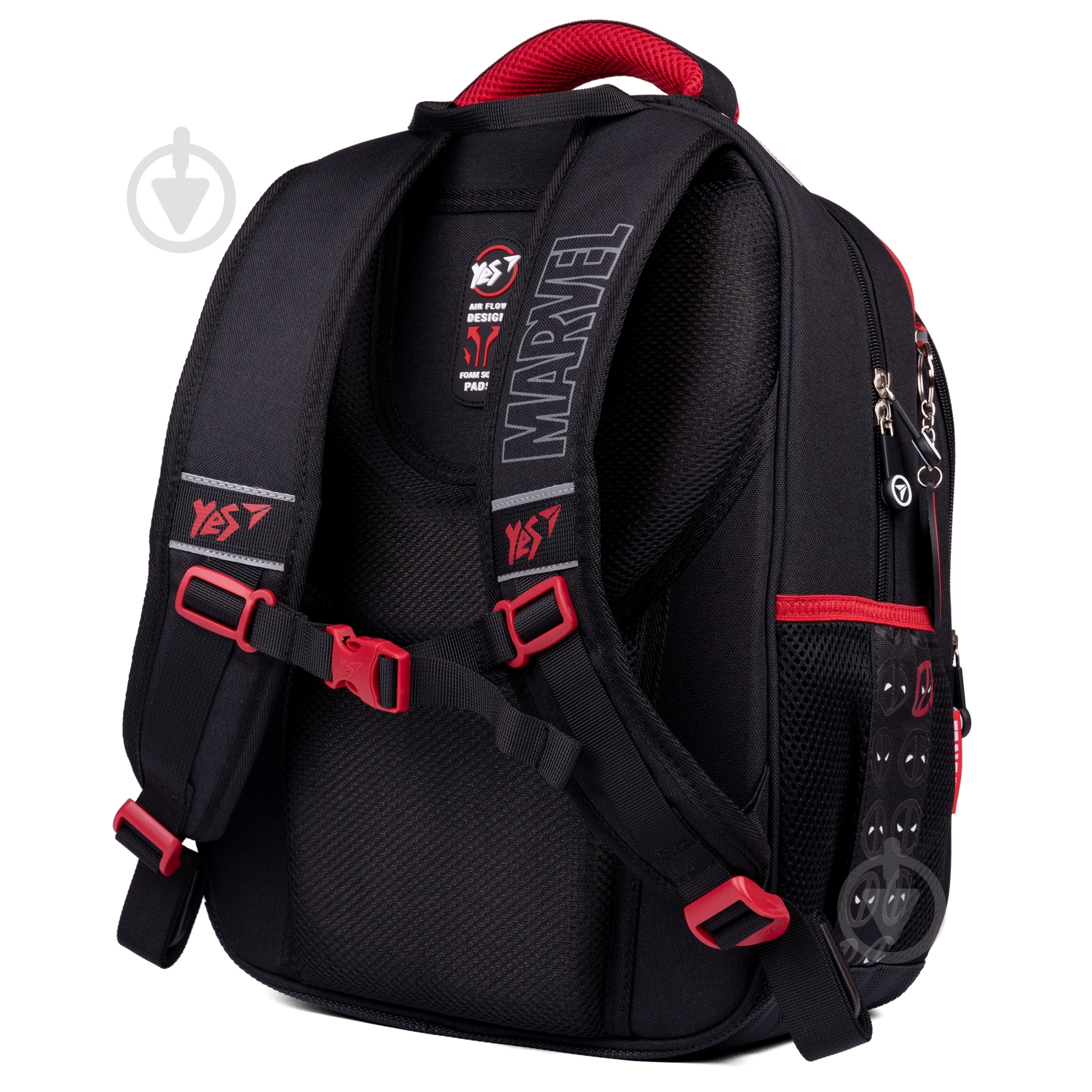 Ранец полукаркасный YES Marvel S-40 Marvel Deadpool - фото 3 Ранец полукаркасный YES Marvel S-40 Marvel Deadpool - фото 3