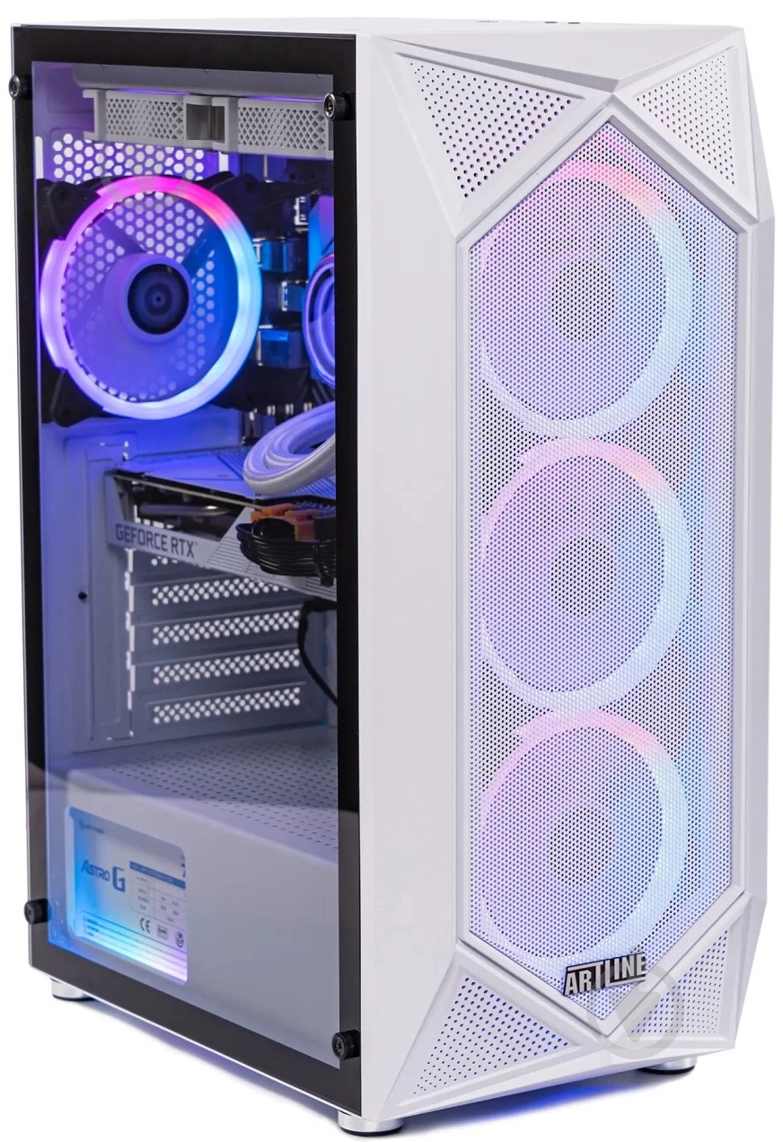 Компьютер Artline Gaming X83WHITE (X83Whitev41Win) white - фото 1 Компьютер Artline Gaming X83WHITE (X83Whitev41Win) white - фото 1