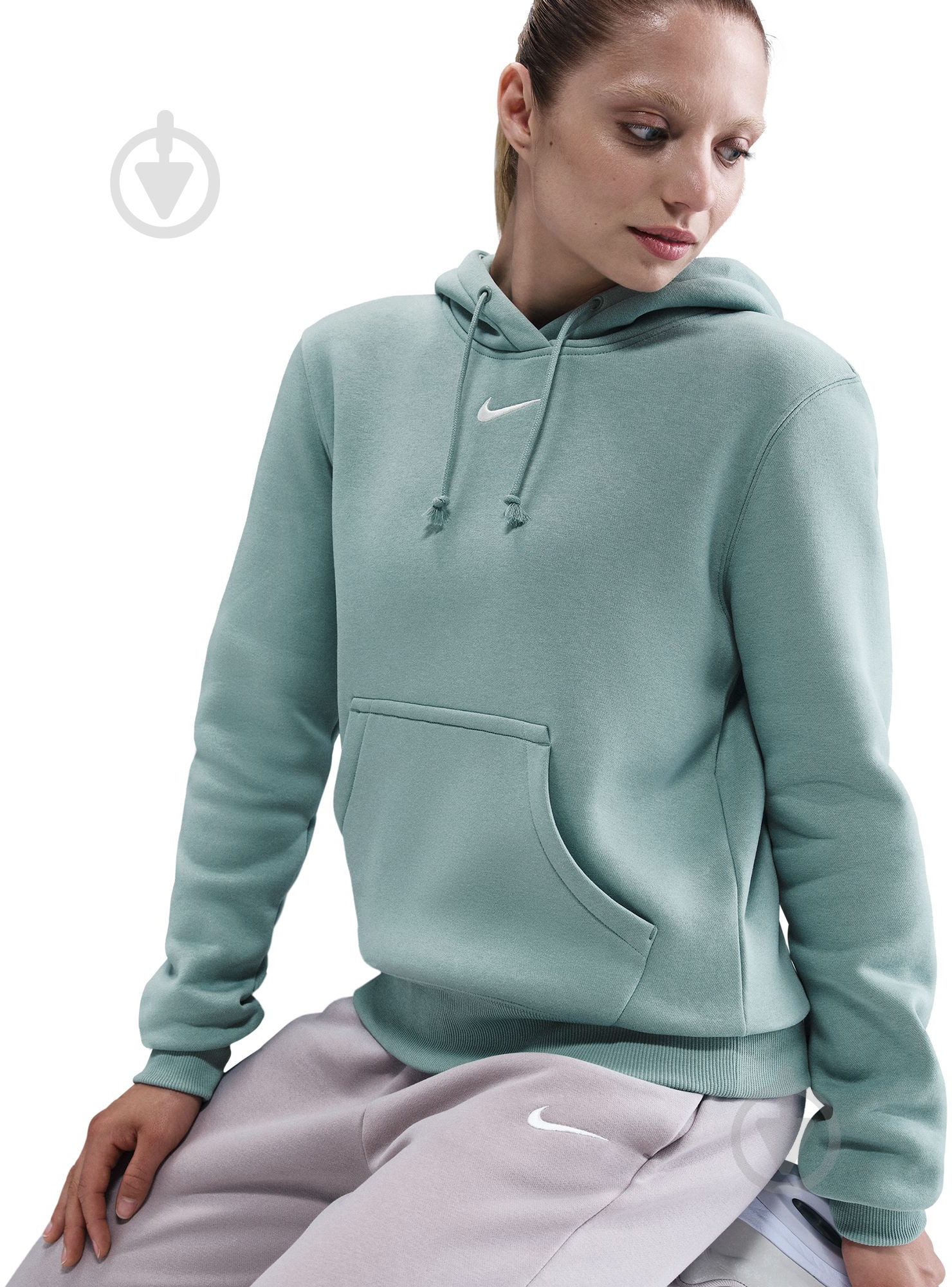Джемпер Nike W NSW PHNX FLC STD PO Hoodie HF6839-017 р.M бірюзовий - фото 6 Джемпер Nike W NSW PHNX FLC STD PO Hoodie HF6839-017 р.M бірюзовий - фото 6