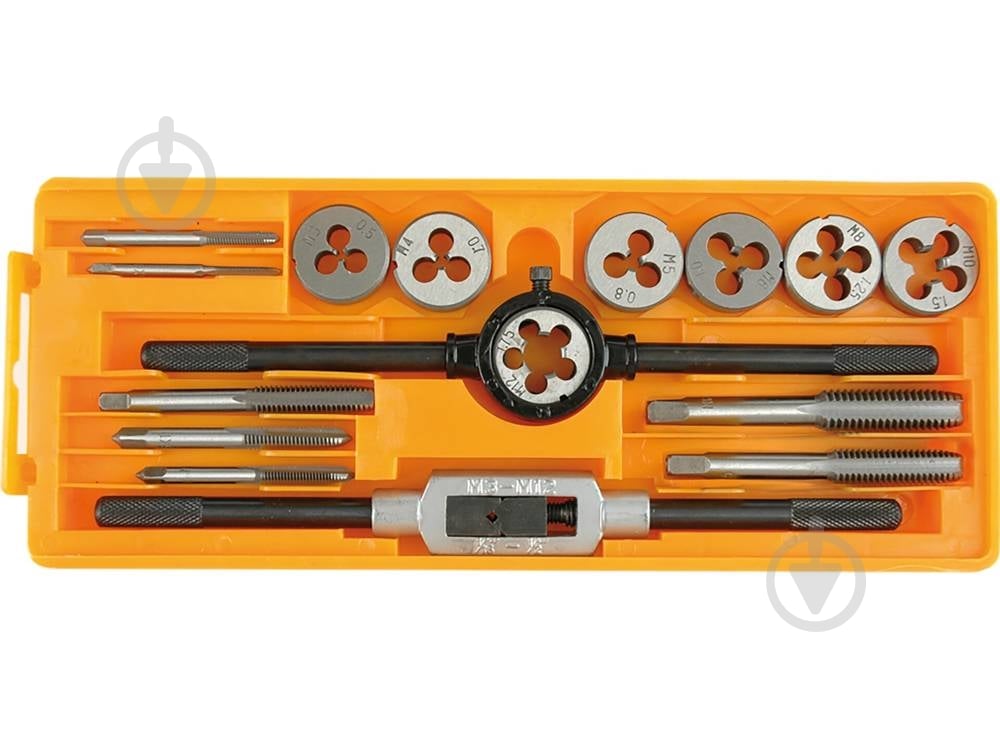 Набор метчиков и плашек Vorel 16 шт. 24295 - фото 1 Набор метчиков и плашек Vorel 16 шт. 24295 - фото 1