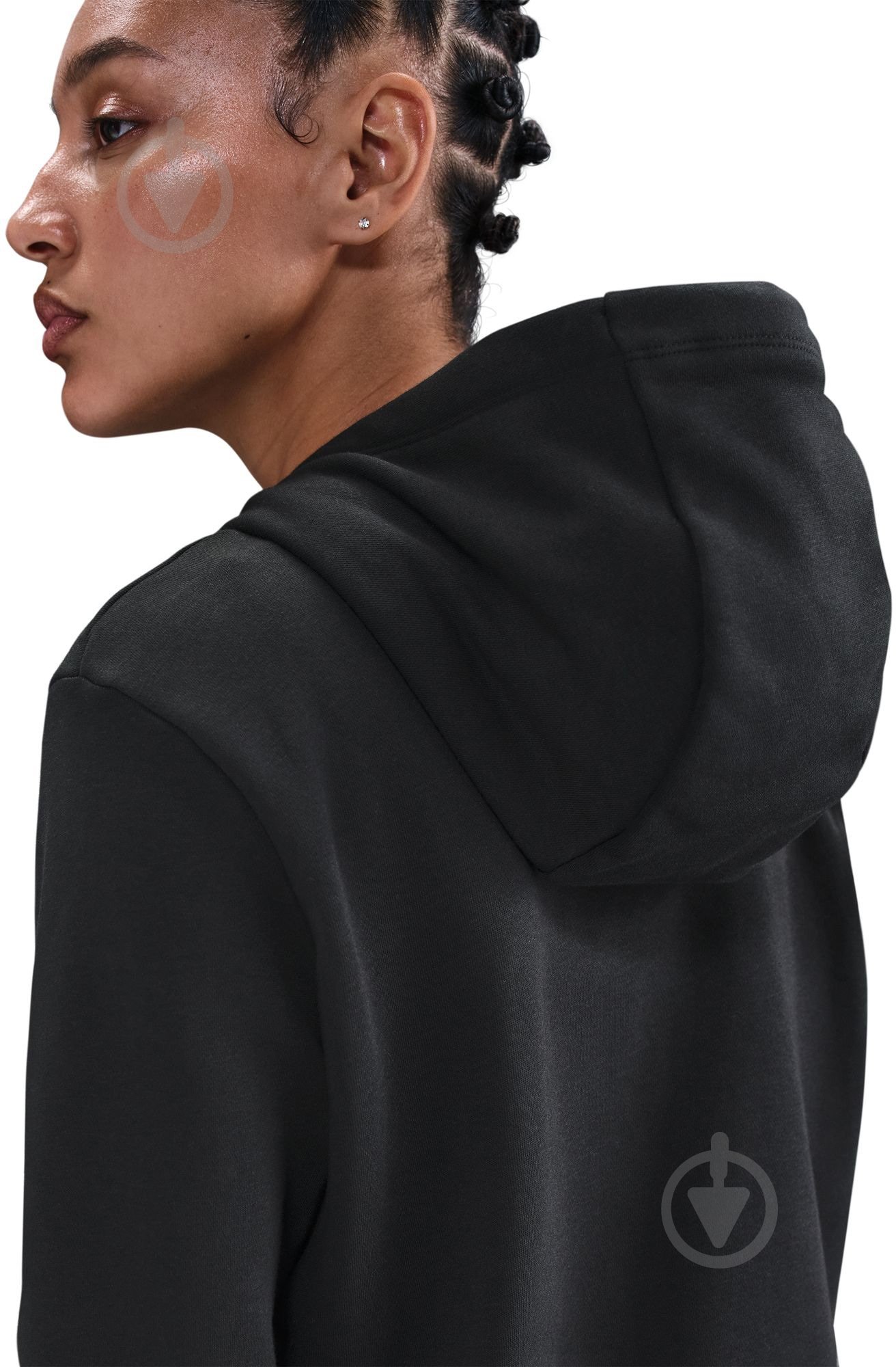 Джемпер Nike W NSW Club FLC GX STD PO HDY IH8496-010 р.M чорний - фото 7 Джемпер Nike W NSW Club FLC GX STD PO HDY IH8496-010 р.M чорний - фото 7