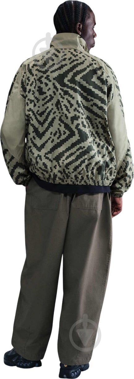 Джемпер Nike M NK Air 1/2 Zip Jacket AOP HV0878-320 р.M хаки - фото 5