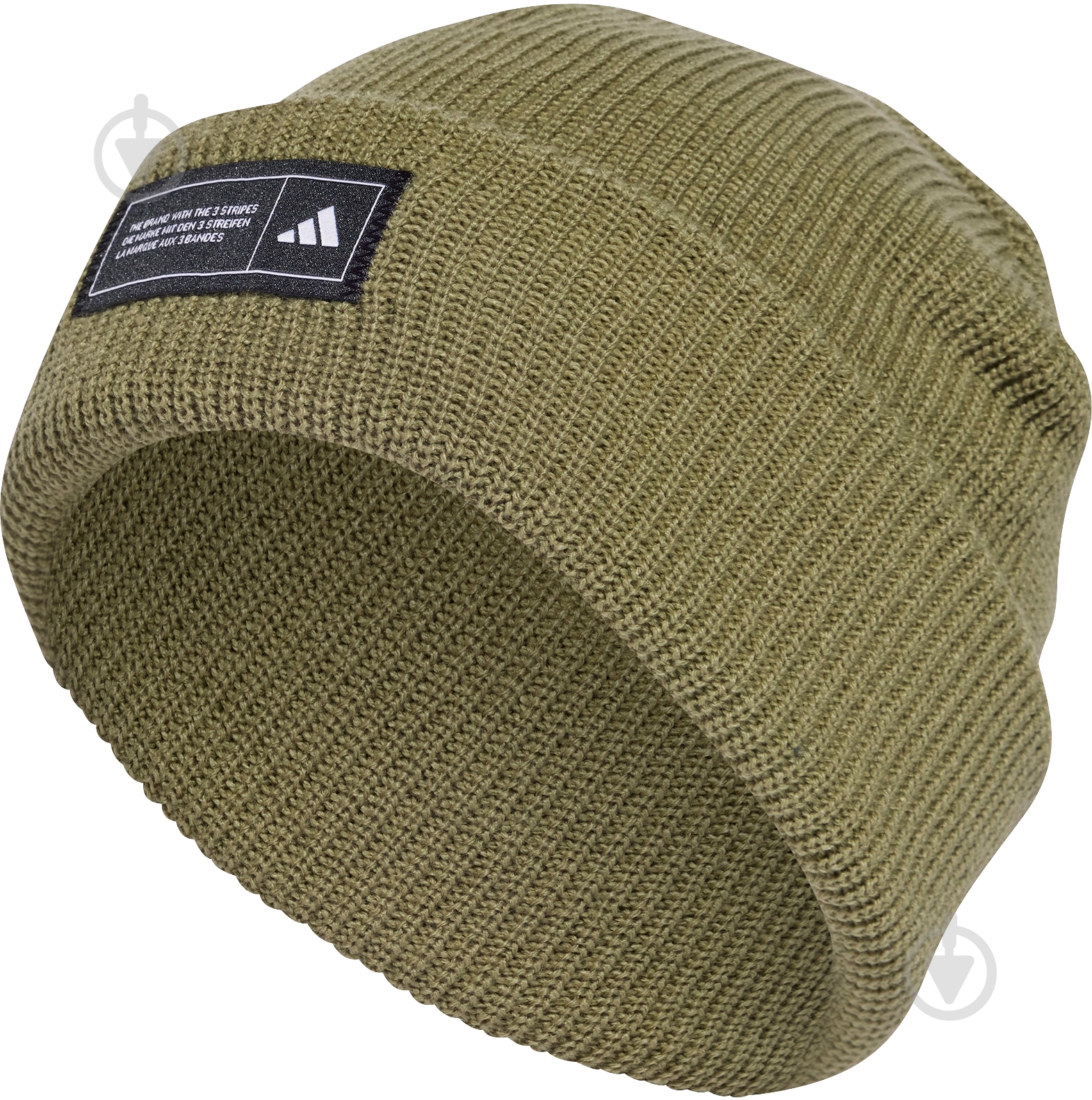 ᐉ Шапка Adidas ESS BEANIE CUFF IY5257 р.2XL хакі • Краща ціна в