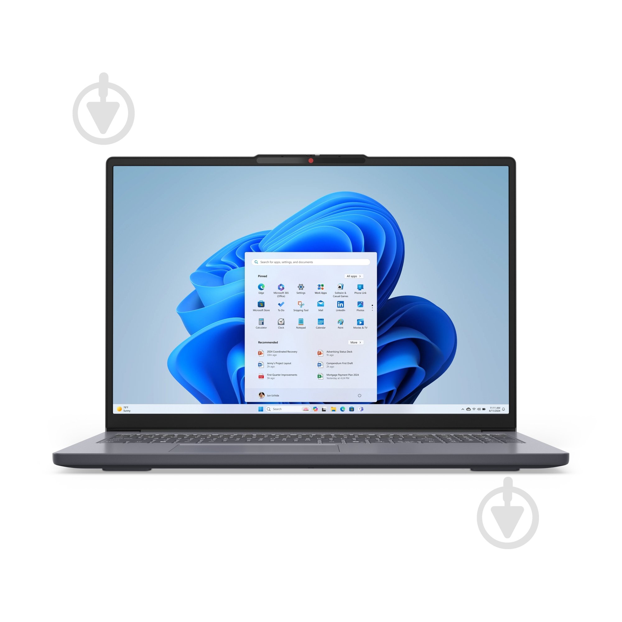 Ноутбук Lenovo ideapad Slim 3 16ARP10 16" (1446518) luna grey - фото 2 Ноутбук Lenovo ideapad Slim 3 16ARP10 16" (1446518) luna grey - фото 2
