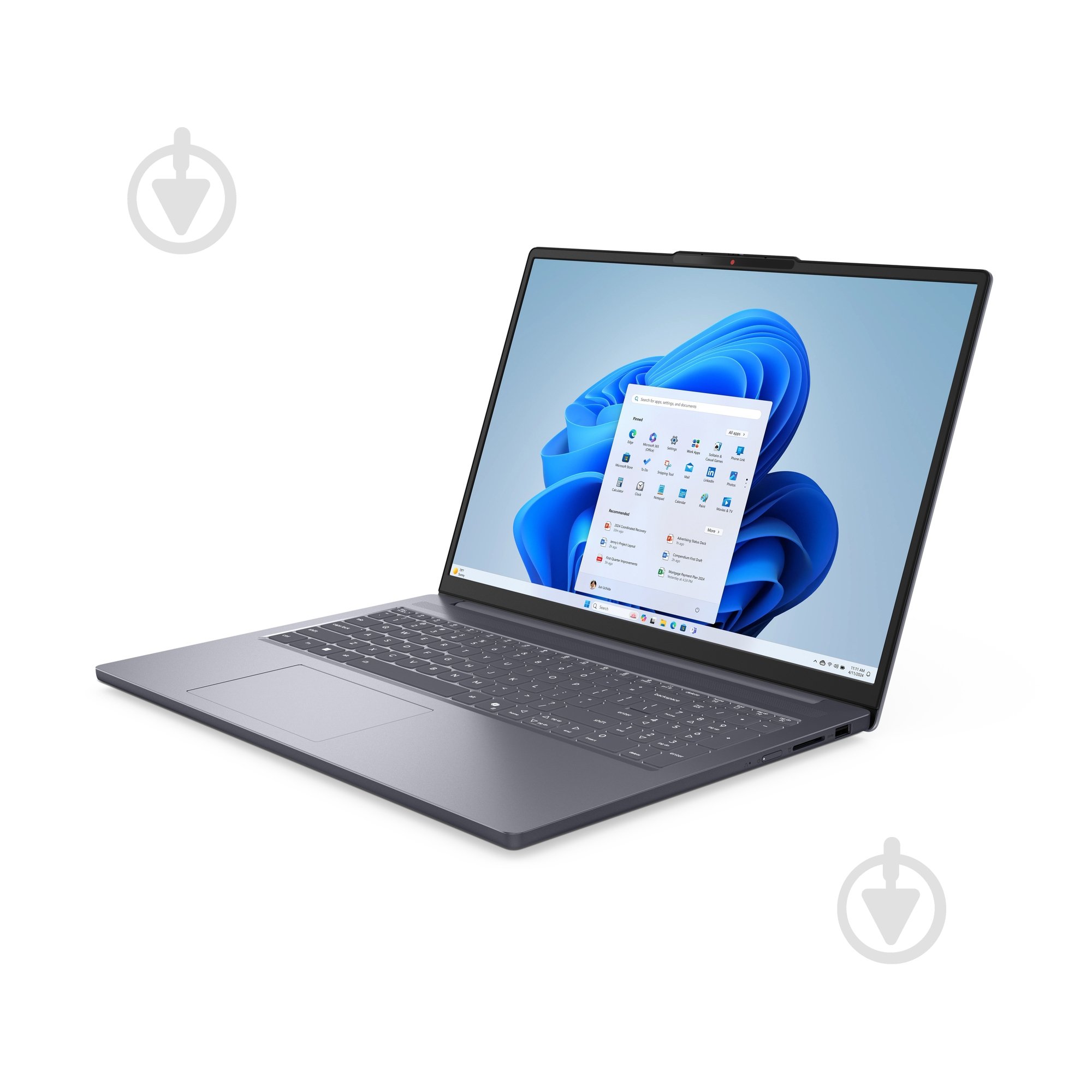 Ноутбук Lenovo ideapad Slim 3 16ARP10 16" (1446518) luna grey - фото 9 Ноутбук Lenovo ideapad Slim 3 16ARP10 16" (1446518) luna grey - фото 9