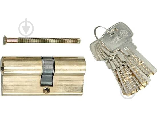 Цилиндр Vorel 31x31 ключ-ключ 62 мм золото 77190 - фото 1 Цилиндр Vorel 31x31 ключ-ключ 62 мм золото 77190 - фото 1