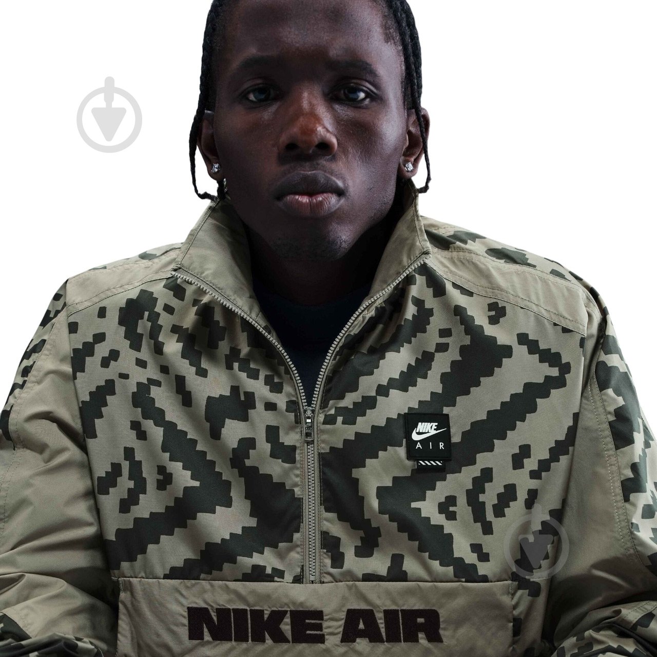 Джемпер Nike M NK Air 1/2 Zip Jacket AOP HV0878-320 р.S хаки - фото 3 Джемпер Nike M NK Air 1/2 Zip Jacket AOP HV0878-320 р.S хаки - фото 3