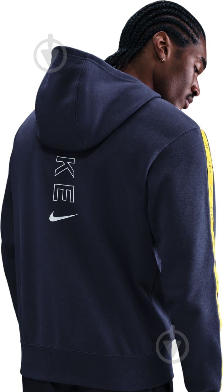 Джемпер Nike M NSW CS Hoody FLC BB IH4285-410 р.XL синий - фото 7