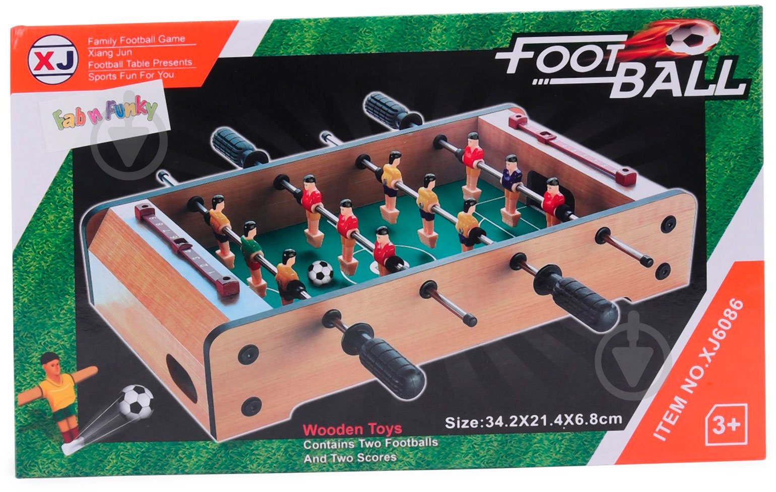 Игра настольная Футбол XJ6086 - фото 1 Игра настольная Футбол XJ6086 - фото 1