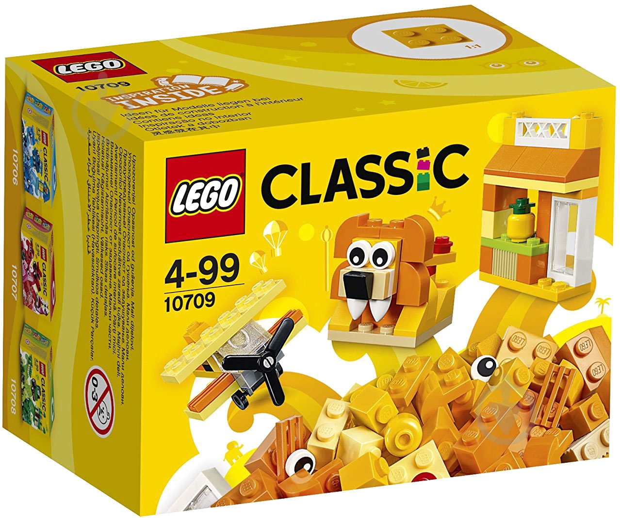 Конструктор LEGO Classic Оранжевый набор для творчества 10709 - фото 1