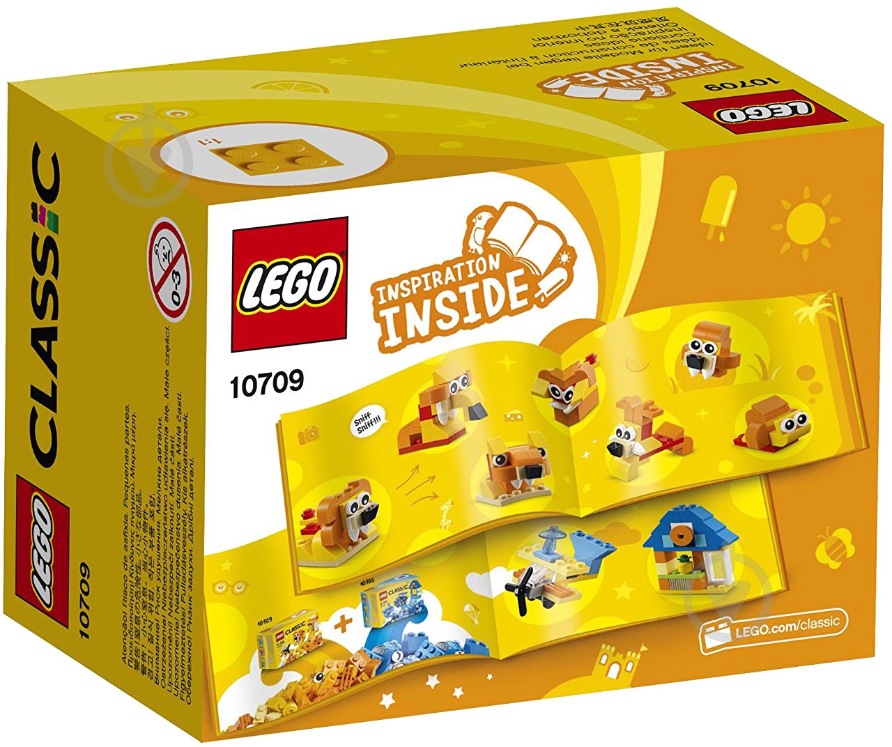 Конструктор LEGO Classic Оранжевый набор для творчества 10709 - фото 3