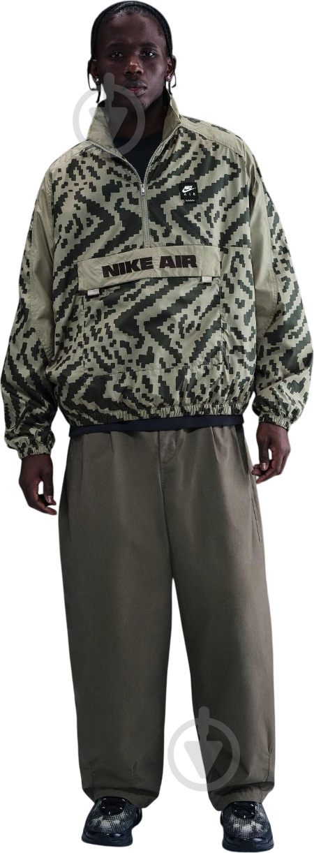 Джемпер Nike M NK Air 1/2 Zip Jacket AOP HV0878-320 р.XL хаки - фото 4 Джемпер Nike M NK Air 1/2 Zip Jacket AOP HV0878-320 р.XL хаки - фото 4