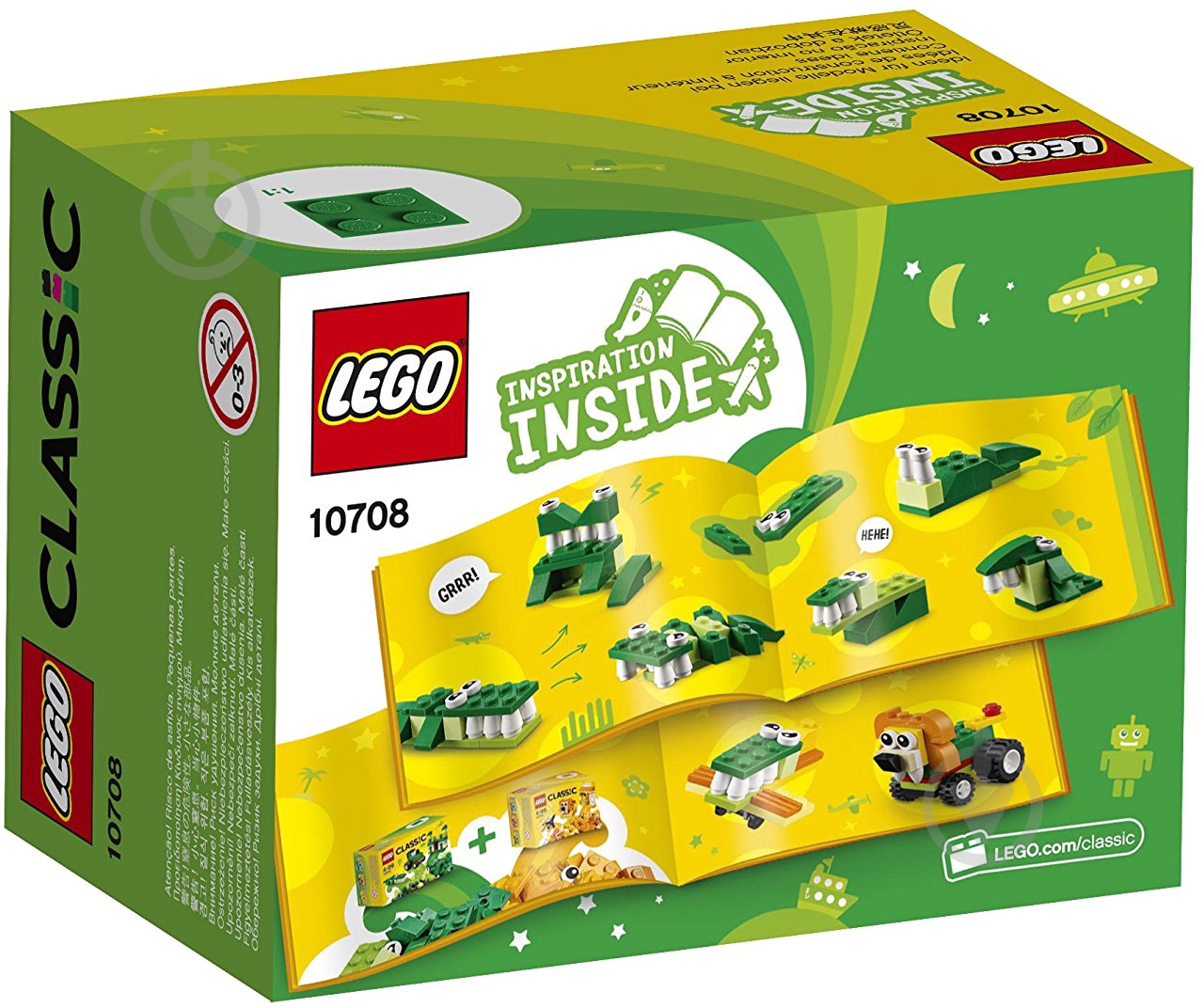 Конструктор LEGO Classic Зеленый набор для творчества 10708 - фото 3