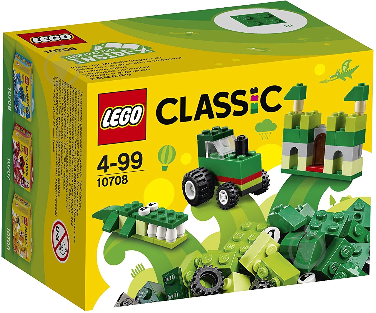 Конструктор LEGO Classic Зеленый набор для творчества 10708 - фото 1