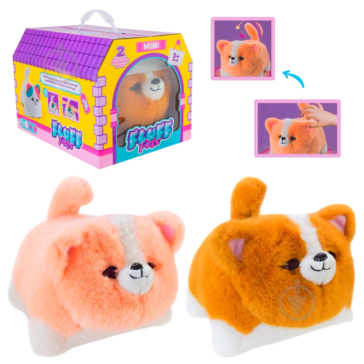 Игрушка мягкая интерактивная Shantou Собака C3502 - фото 1 Игрушка мягкая интерактивная Shantou Собака C3502 - фото 1