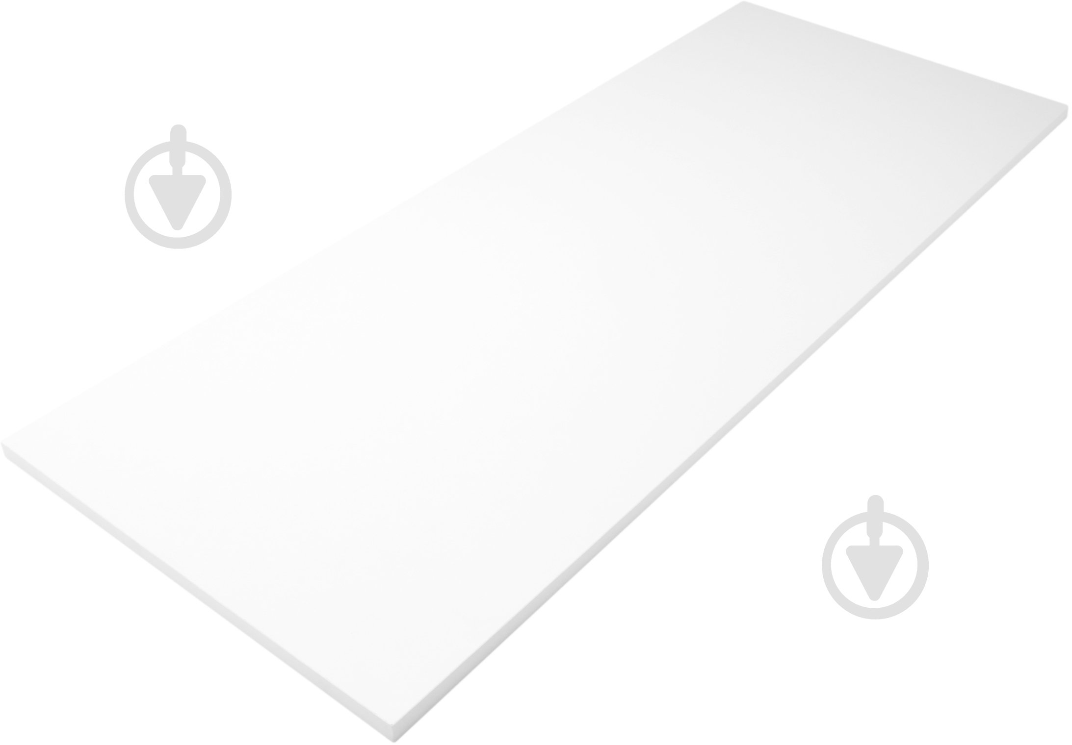 Полка DC ДСП 1000x400x16 мм белый - фото 1