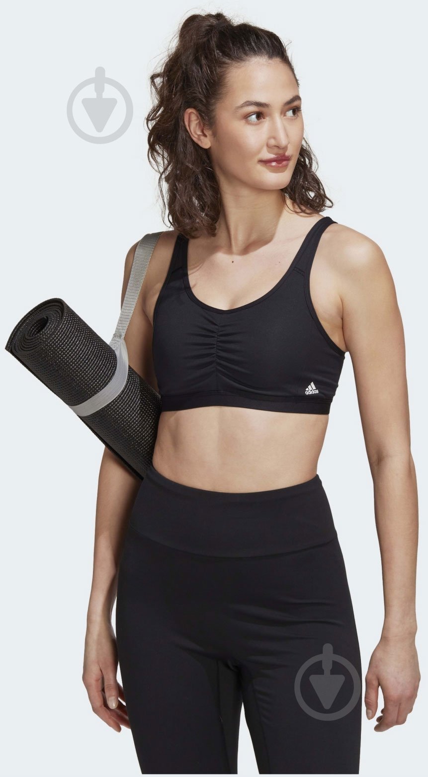 Бра Adidas Performance Coreessentials HE9066 р.M-A/C чорний - фото 5 Бра Adidas Performance Coreessentials HE9066 р.M-A/C чорний - фото 5