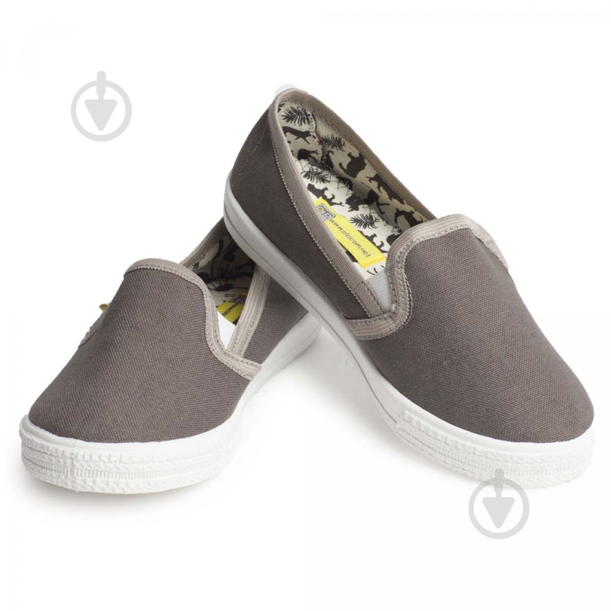 Слипоны для мальчика Oldcom Cooper р.33 серый - фото 1 Слипоны для мальчика Oldcom Cooper р.33 серый - фото 1