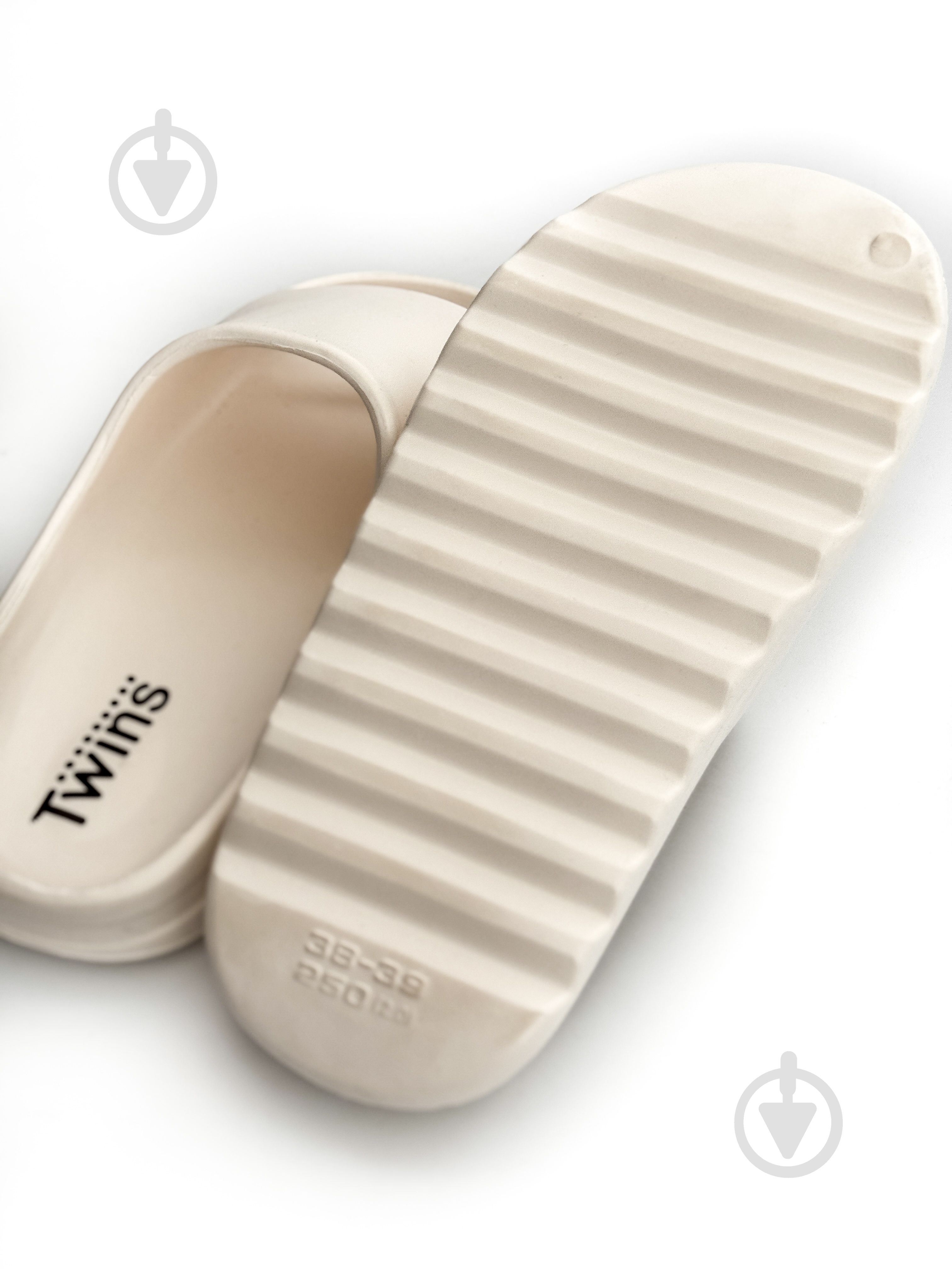 Шлепанцы Twins р.40-41 белый - фото 4