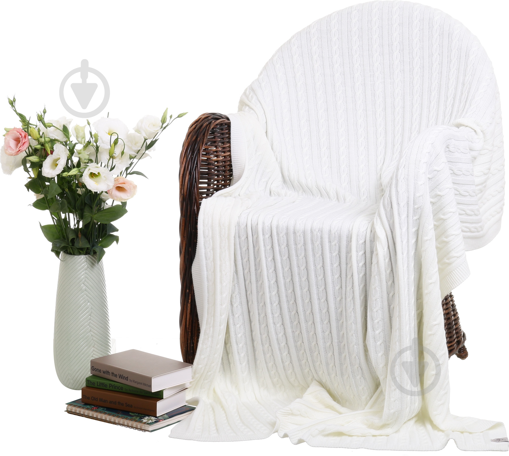 Плед Soft 140x180 см молочный Прованс - фото 1 Плед Soft 140x180 см молочный Прованс - фото 1