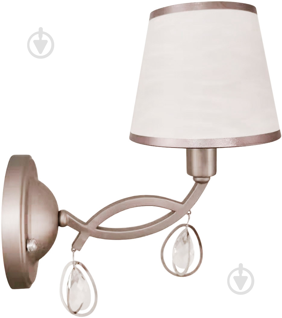 Бра Victoria Lighting Lullaby/AP1 1x40 Вт E14 нікель - фото 1 Бра Victoria Lighting Lullaby/AP1 1x40 Вт E14 нікель - фото 1