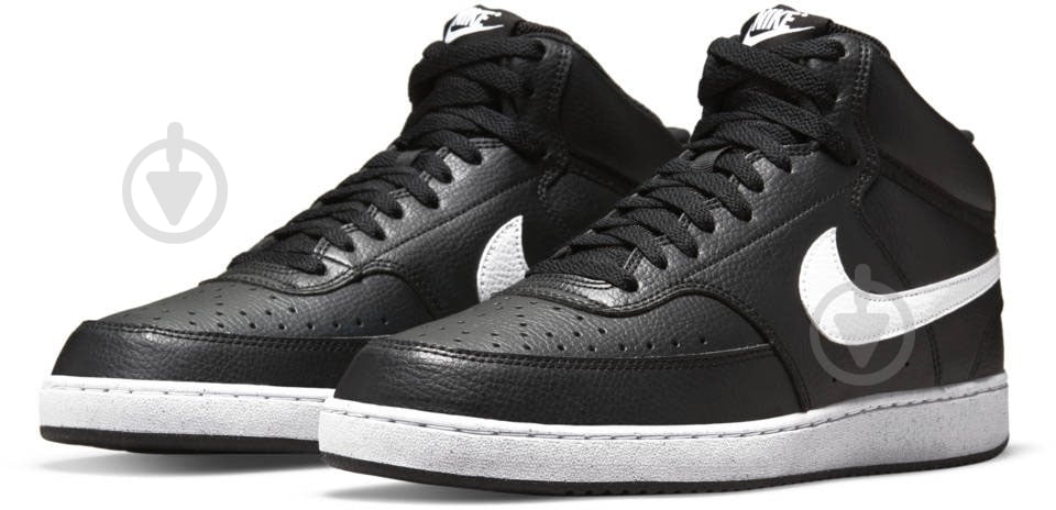 Кросівки чоловічі демісезонні Nike COURT VISION MID NEXT NATURE DN3577-001 р.44,5 чорні - фото 5