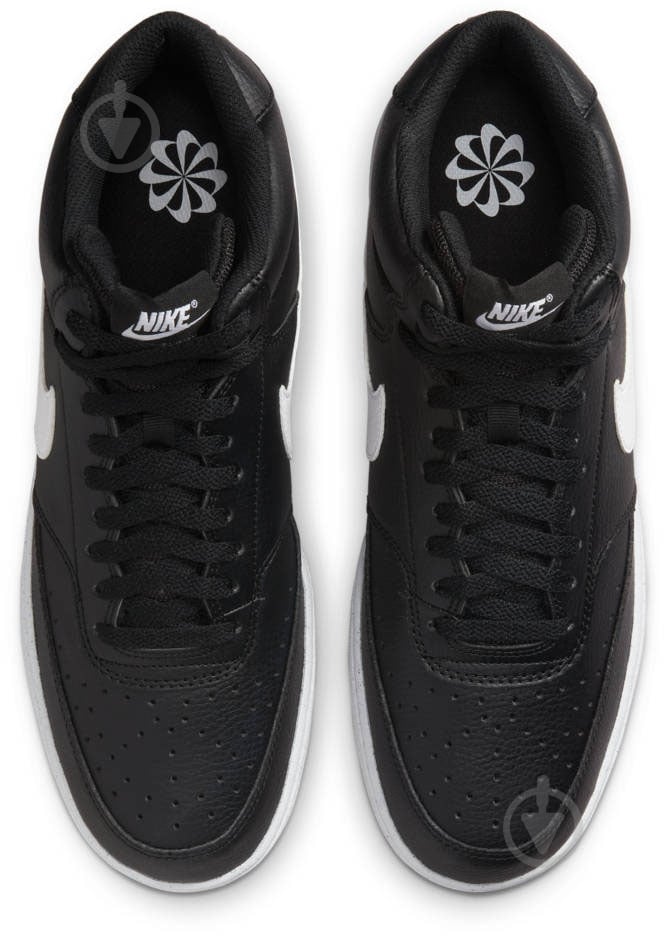 Кросівки чоловічі демісезонні Nike COURT VISION MID NEXT NATURE DN3577-001 р.44,5 чорні - фото 6