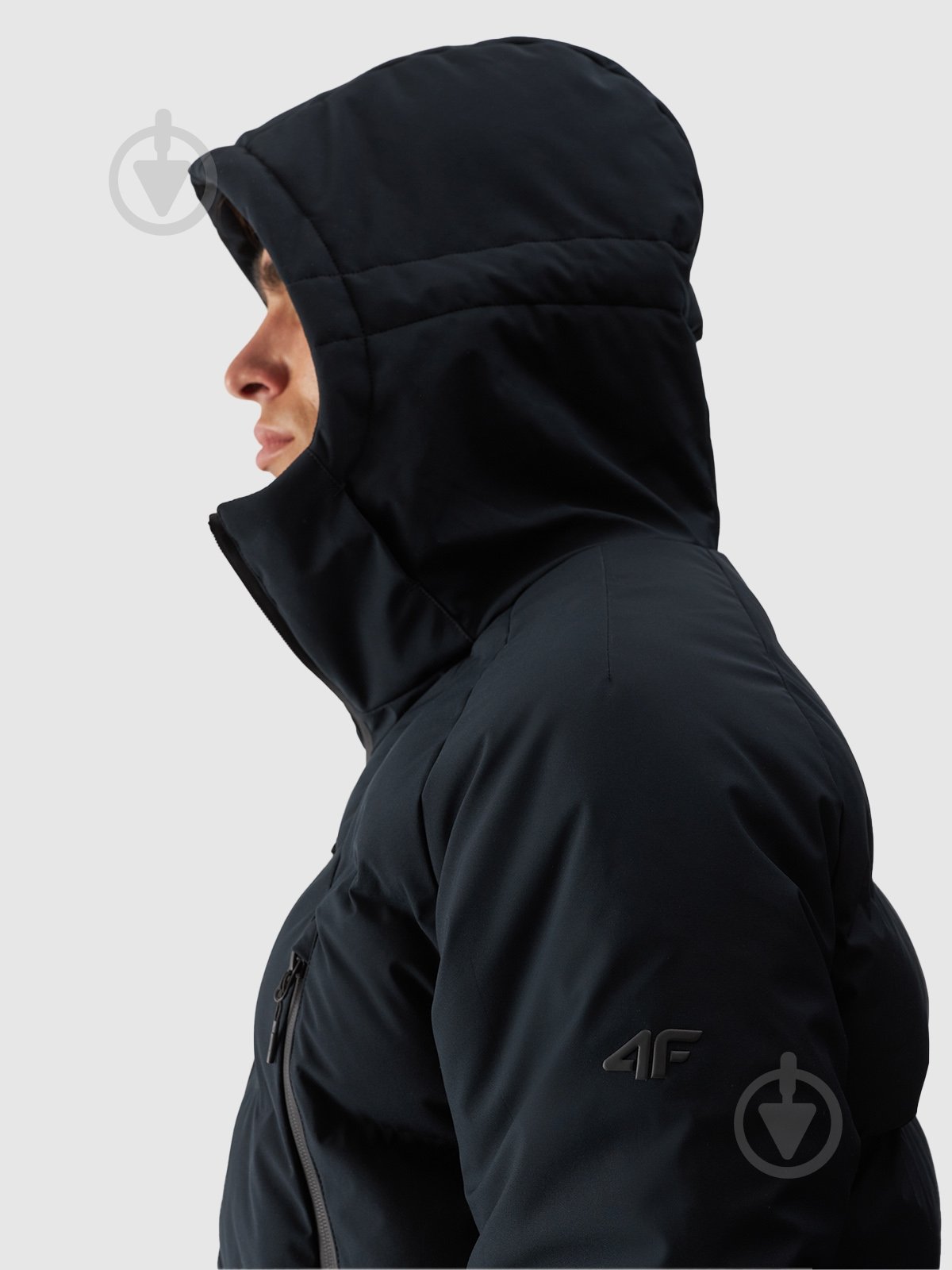Пуховик мужской зимний 4F DOWN JACKET M489 4FWAW24TDJAM489-20S р.M черный - фото 4