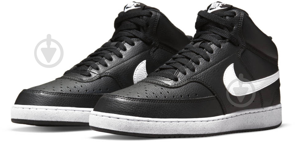 Кросівки чоловічі демісезонні Nike COURT VISION MID NEXT NATURE DN3577-001 р.40 чорні - фото 5