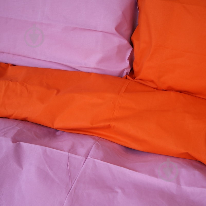Комплект постельного белья MirSon Ranforce Elite Christiano (13-1027+16-3310) фиолетовый/оранжевый - фото 2 Комплект постельного белья MirSon Ranforce Elite Christiano (13-1027+16-3310) фиолетовый/оранжевый - фото 2