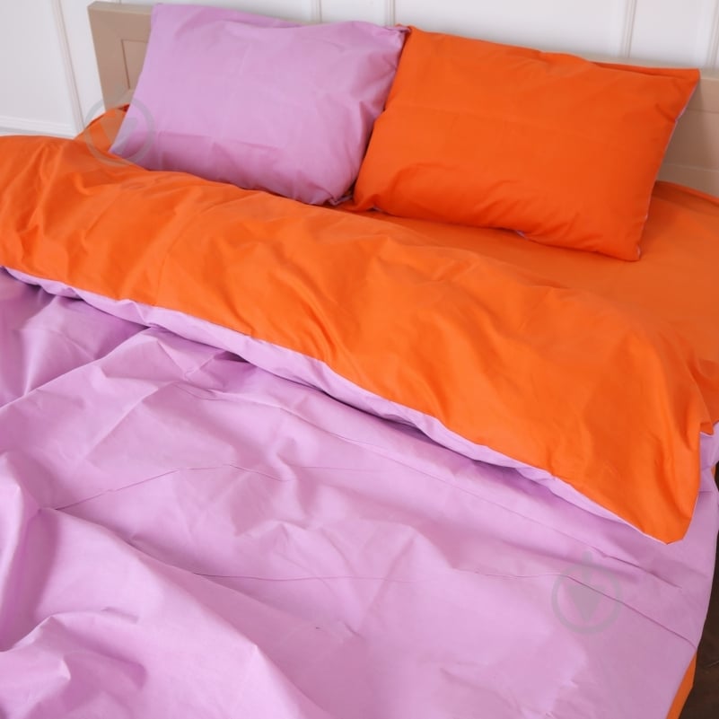Комплект постельного белья MirSon Ranforce Elite Christiano (13-1027+16-3310) фиолетовый/оранжевый - фото 3 Комплект постельного белья MirSon Ranforce Elite Christiano (13-1027+16-3310) фиолетовый/оранжевый - фото 3