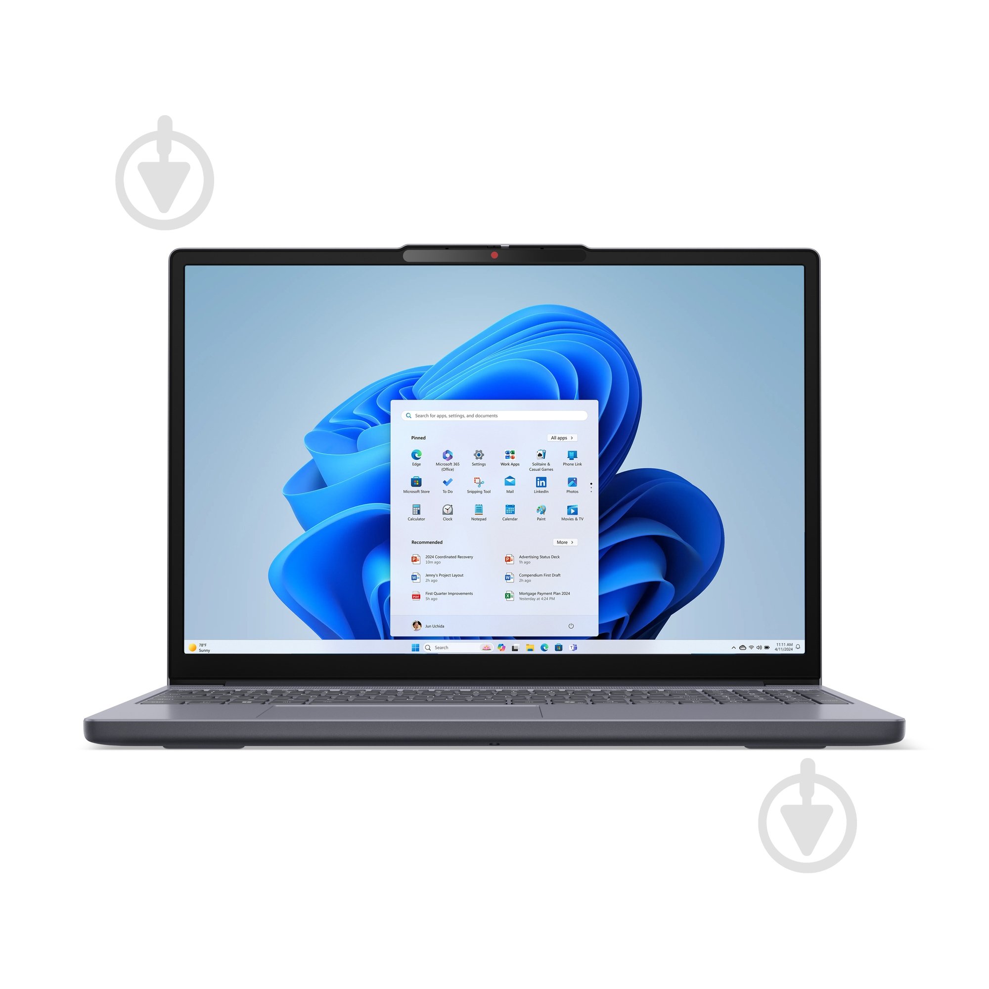 Ноутбук Lenovo ideapad Slim 3 15ARP10 15,3" (1446544) luna grey - фото 2 Ноутбук Lenovo ideapad Slim 3 15ARP10 15,3" (1446544) luna grey - фото 2