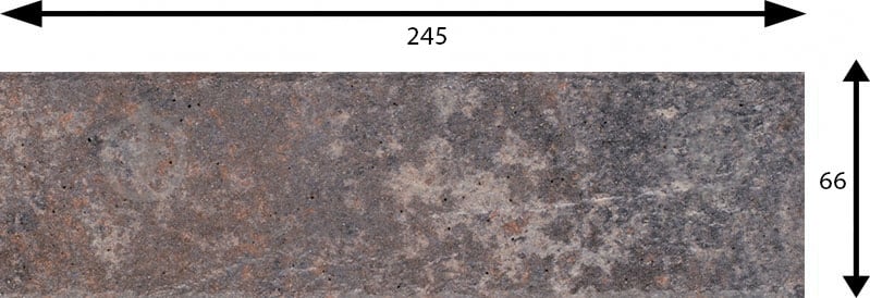 Клинкерная плитка Ceramika Paradyz Marsala grys elewacja 24,5x6,6 (0.74) - фото 5