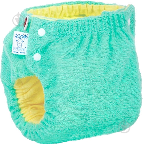 Подгузники Эко Пупс Easy Size Classic 72-80 с вкладышем зеленый 7-13 кг 1 шт. - фото 1