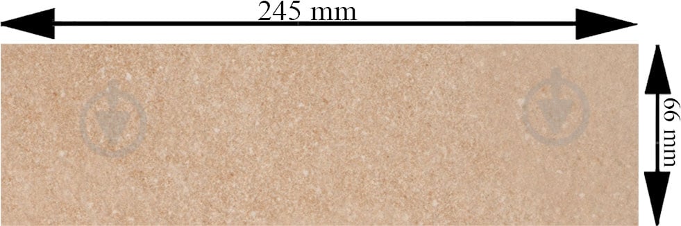 Клинкерная плитка Ceramika Paradyz Mattone sabbia beige elewacja 24,5x6,6 см - фото 2