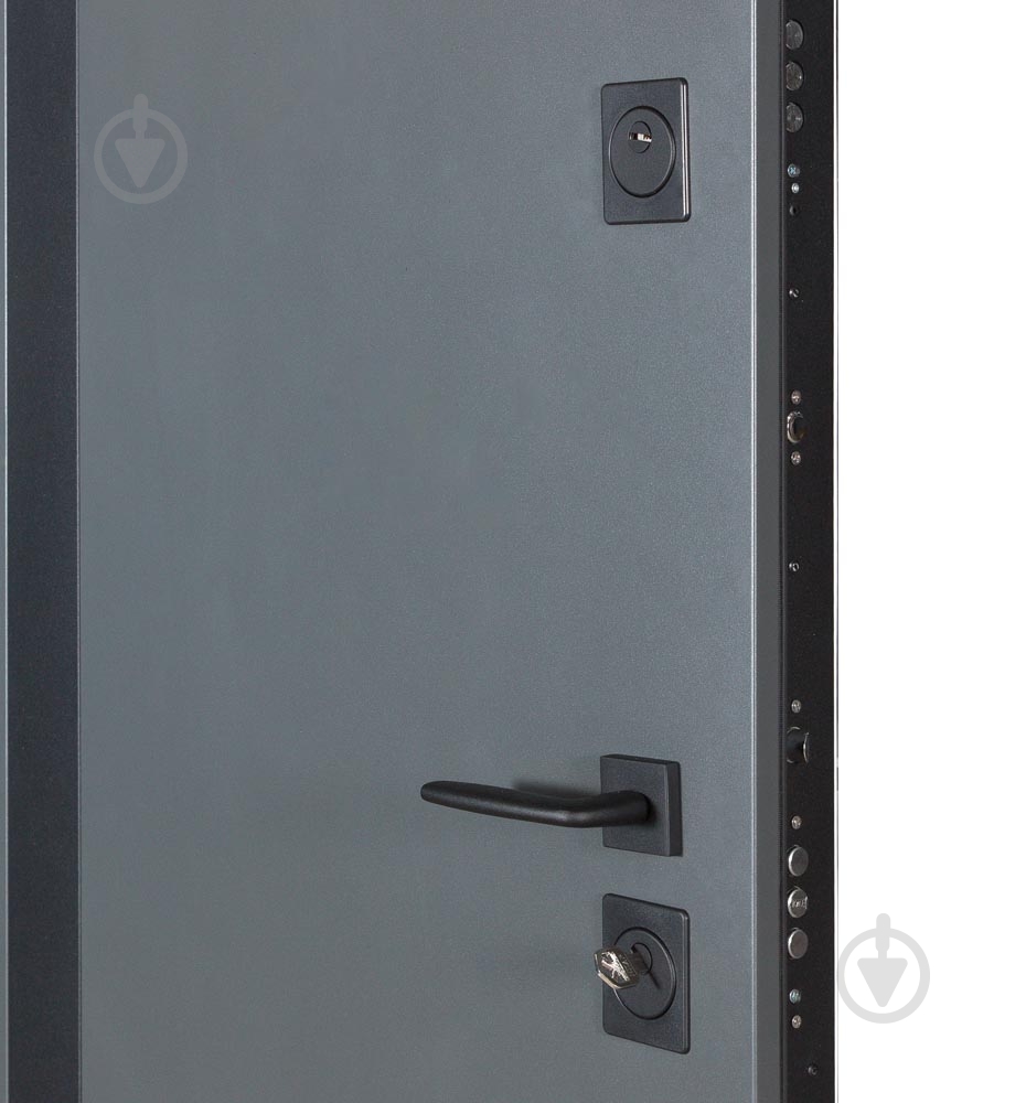 Двері вхідні Булат Котедж 710 білий атласний 2050x950 мм ліві - фото 5