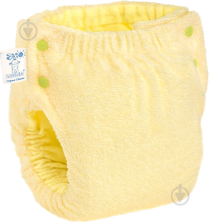 Подгузники Эко Пупс Easy Size Classic 76-87 с вкладышем желтый 12-17 кг 1 шт. - фото 1