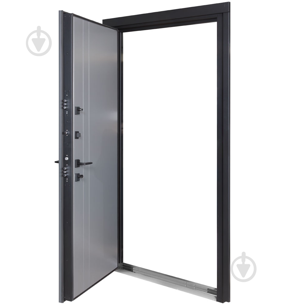 Двері вхідні Булат Котедж 710 титан 2050x850 мм праві - фото 4