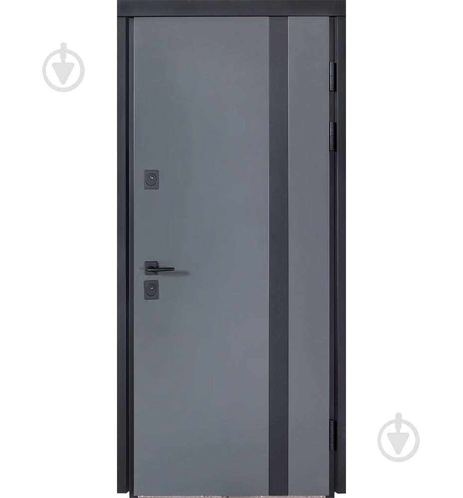 Двері вхідні Булат Котедж 710 титан 2050x850 мм праві - фото 2
