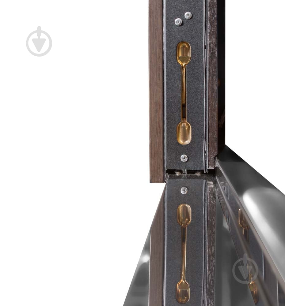 Двері вхідні Булат Термо Хаус 705 венге темний / венге темний 2050x1200 мм ліві - фото 10