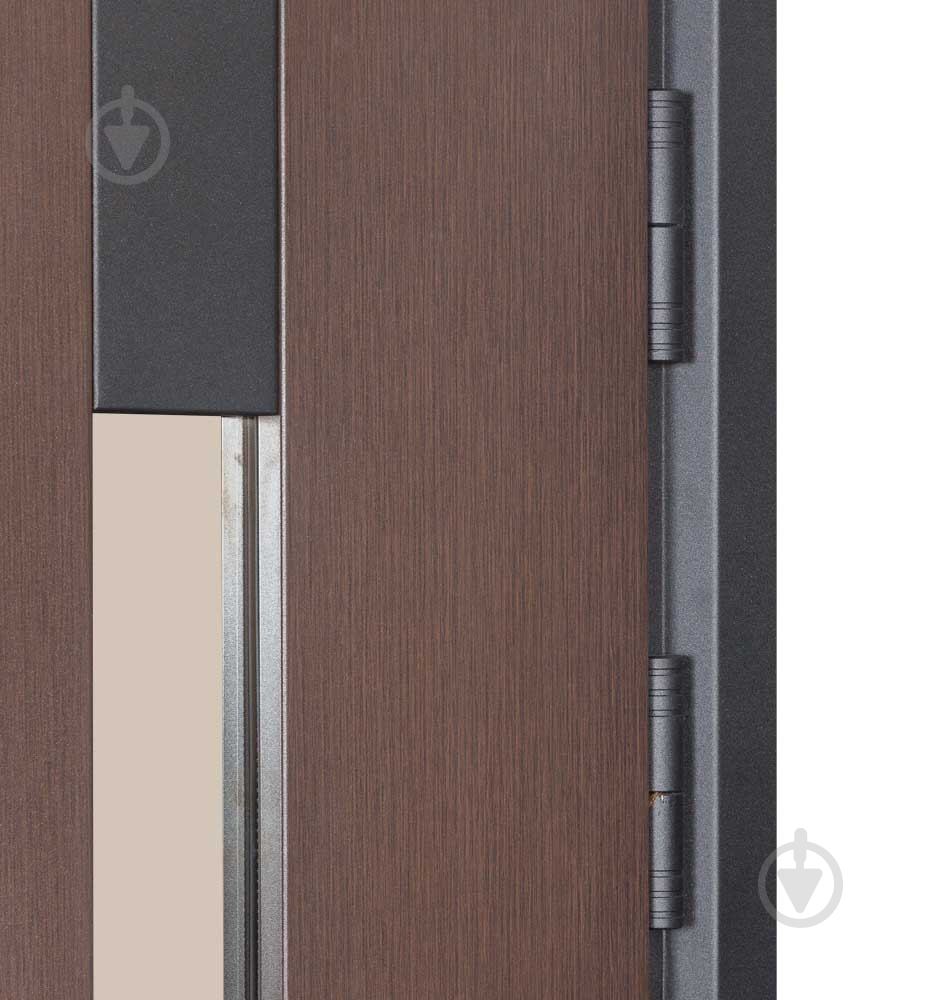 Двері вхідні Булат Термо Хаус 705 венге темний / венге темний 2050x1200 мм ліві - фото 6