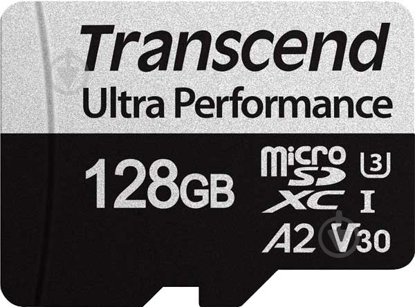 Карта памяти Transcend microSDXC 128 ГБ UHS-I Class 3 (U3) (TS128GUSD340S) 340S A2 - фото 1