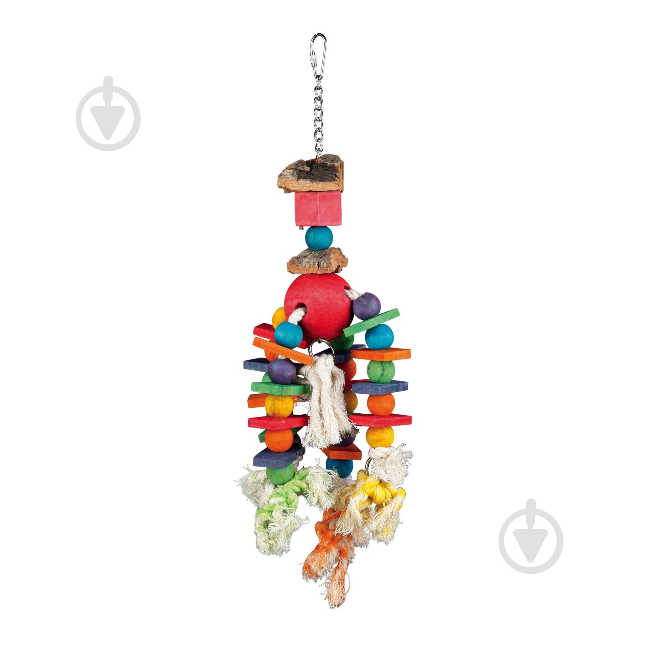 Игрушка для птиц Trixie с канатом дерево 35 см 58986 разноцветный (58986) - фото 1